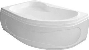 Aqualine Aqualine, CIDLINA vaňa 160x105x45cm, ľavá, bez nožičiek, biela, G3615