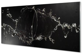 Sklenený obklad do kuchyne Tryskanie vodné kvapky 120x60 cm