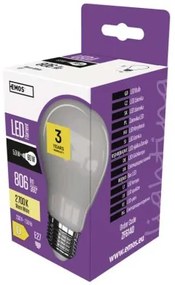 EMOS LED žiarovka Filament E27, A60, 5,9 W, teplá biela