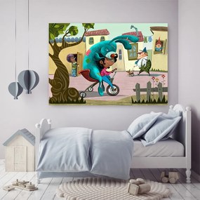 Gario Obraz na plátne Veľký modrý králik - Gustavo Gabriel San Martin Rozmery: 60 x 40 cm