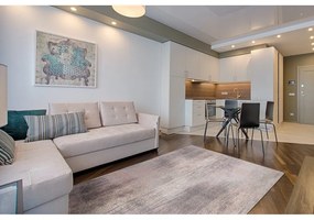Ružovo-sivý vlnený koberec 160x240 cm Calvi rose – Agnella