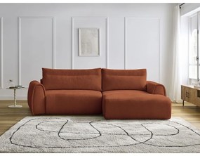 Oranžová rohová pohovka Aden – Bobochic Paris