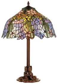Vitrážová lampa stolová MEADOW 61*40