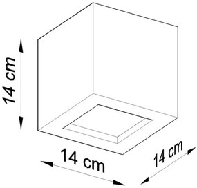 Sollux SL.0005 - Nástenné svietidlo LEO 1xE27/60W/230V biela