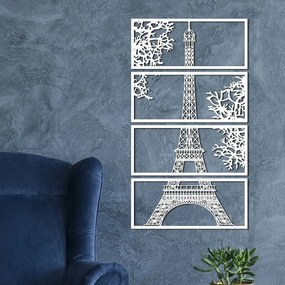DUBLEZ | Drevený obraz na stenu - Eiffelova veža