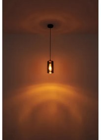 Globo 21002H - Luster na lanku OLLY 1xE27/25W/230V pr. 11 cm čierna