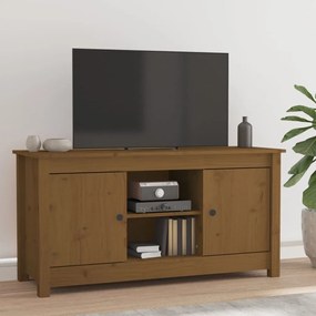 TV skrinka medovo-hnedá 103x36,5x52 cm masívna borovica