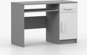 Písací stôl SMYK - šedý/biely (viac variant)
