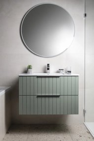 Sapho Sapho, CIRASA umývadlová skrinka s dvojitým umývadlom 121x66x46cm, verde strip, CR121-4444S-21