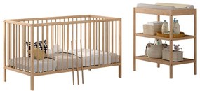 Súprava detského nábytku z bukového dreva 2 ks Dino – Vipack