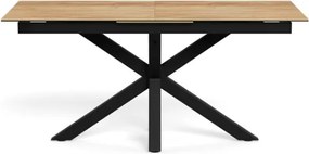 Jedálenský rozkladací stôl Heaven 168/210 cm dub divoký/čierny