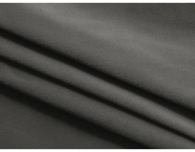 Tmavosivá zamatová podnožka Kapua – Makamii