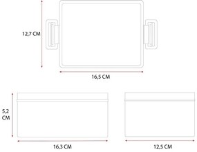 Box na desiatu s klipsami Lilo a Stitch