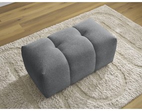 Sivá ženilková podnožka Roxelane – Bobochic Paris