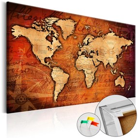 Artgeist Obraz na korku - Amber World [Cork Map] Veľkosť: 90x60