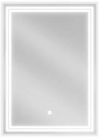 Mexen Taco, LED kúpeľňové zrkadlo s podsvietením 50x70 cm, 6000K, ochrana proti zahmlievaniu, 9805-050-070-611-00