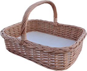HRADIL H144/3315 veľký prútený podnos Rozmery koša: 54 x 38 x v.po ucho 35 cm,bez 13
