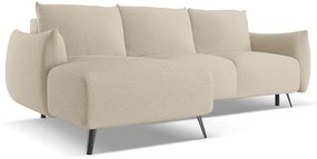 Béžová rohová pohovka (ľavý roh) Malie – Makamii