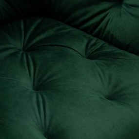 Jedálenská stolička NEVADA zamatová, tmavozelená