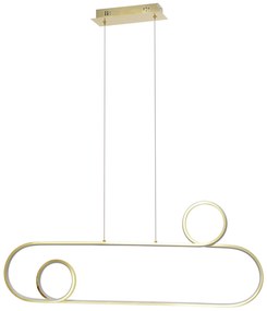Toolight - LED závesné svietidlo APP809-CP GOLD, zlatá, OSW-09850