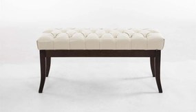 Lavica Ramses 100, nohy antik tmavé - Krémová