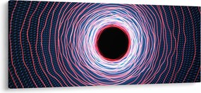 Obraz abstrakcie kruhu (120x50 cm)
