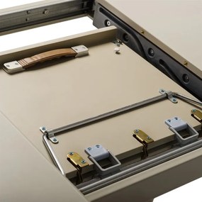 BONTEC Jedálenský stôl rozkladací 110-150x75 cm, mdf HT-430 CAP Farba: Hnedá
