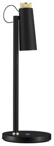 Immax 08991L- LED Stmievateľná stolná lampa s Qi nabíjaním TIT LED/12W/230V čierna