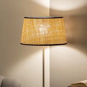 Brilagi - LED stojacia lampa CERIA 1xE27/40W/230V pr. 35 cm béžová/matný chróm