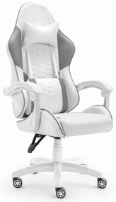 Herné kreslo HC-1000 Gray-White