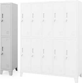 Pracovná šatníková skriňa BARTEK 1 Plus 292 x 1720 x 450 mm