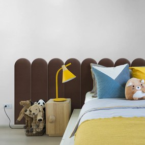 Zástena za posteľ - Oblúk - 20x80cm Farba: Hnedá, Rozmer: 20x80