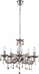 Toolight Toolight, stropné svietidlo 5xE14, EBT003-5CP, šedá, OSW-01255