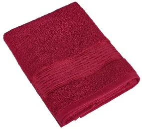 Bellatex Uterák Kamilka Prúžok vínová, 50 x 100 cm
