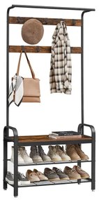 Stojan na kabáty s botníkom HSR400B01