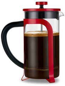 Kanvica french press 800 ml, 6 šálok, červená