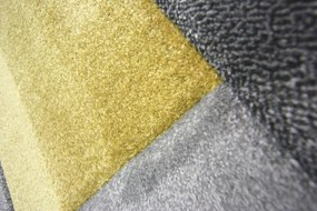 Flair Rugs, Kusový koberec Hand Carved Cosmos Ochre, 120x170, šedá, obývacia izba