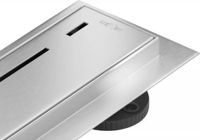 Mexen Flat 360° M03 lineárny otočný odtok 100 cm, inox - 1022100-40