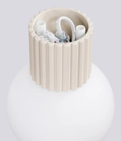 Krémové nástenné svietidlo ø 12 cm Orbital – Sollux