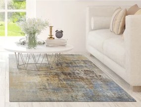 Koberec Pila 80x150 cm, žlto-modrá%