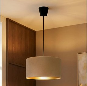BRILAGI - Závesný luster VELVET 1xE27/60W/230V Ø 40 cm béžová/zlatá