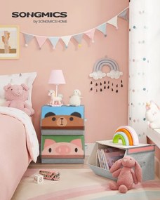 Detské stohovateľné boxy na hračky RFB760P02 (3 ks)