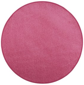 Vopi koberce Kusový koberec Eton ružový 11 kruh - 120x120 (priemer) kruh cm