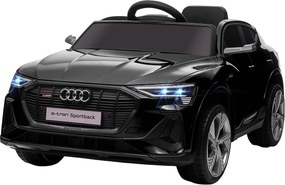 HOMCOM 12V Elektrické Detské Auto Audi E-tron s Diaľkovým Ovládáním, Bezpečnostným Pásom, Hudbou (MP3/USB/TF), Detské Vozidlo pre Deti vo Veku 3-5 Rok