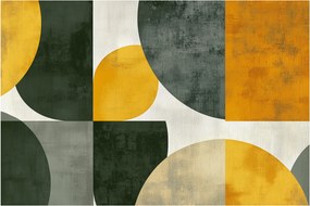 Obraz - Abstrakcia v olivovej farbe (90x60 cm)