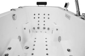 M-SPA - Kúpeľňová vaňa s hydromasážou 200 x 90 x 70 cm (MSPA0013A)