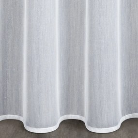 ZÁCLONA NA KRÚŽKOCH MIREA 140X260 CM BIELA
