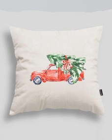 Obliečka na vankúš Christmas Car 43x43 cm