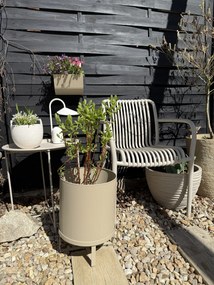 Ferm Living Závesný kvetináč na balkón Uma Cashmere Small