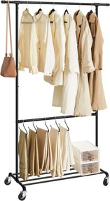 Vešiakový stojan na kolieskach HSR62BKV1